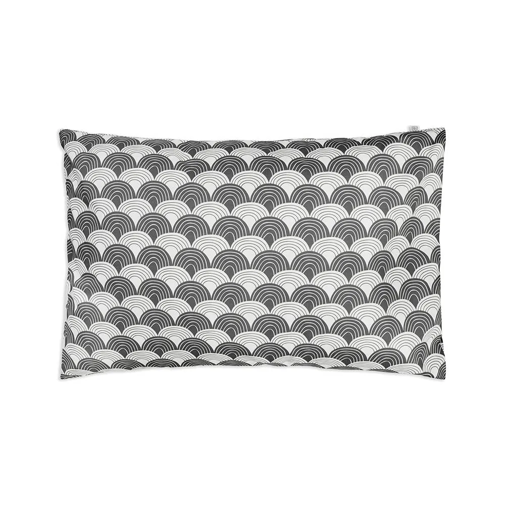 RAINBOWS | Graphite gray | Pillowcase | 60x70cm/ 23.6x27.5"