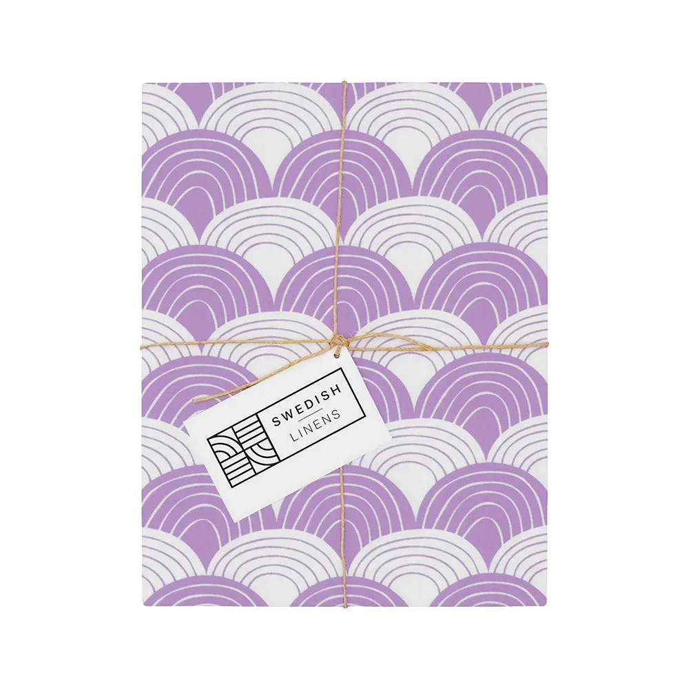 RAINBOWS | Lilac | Pillowcase | 50x75cm / 19.6x29.5"