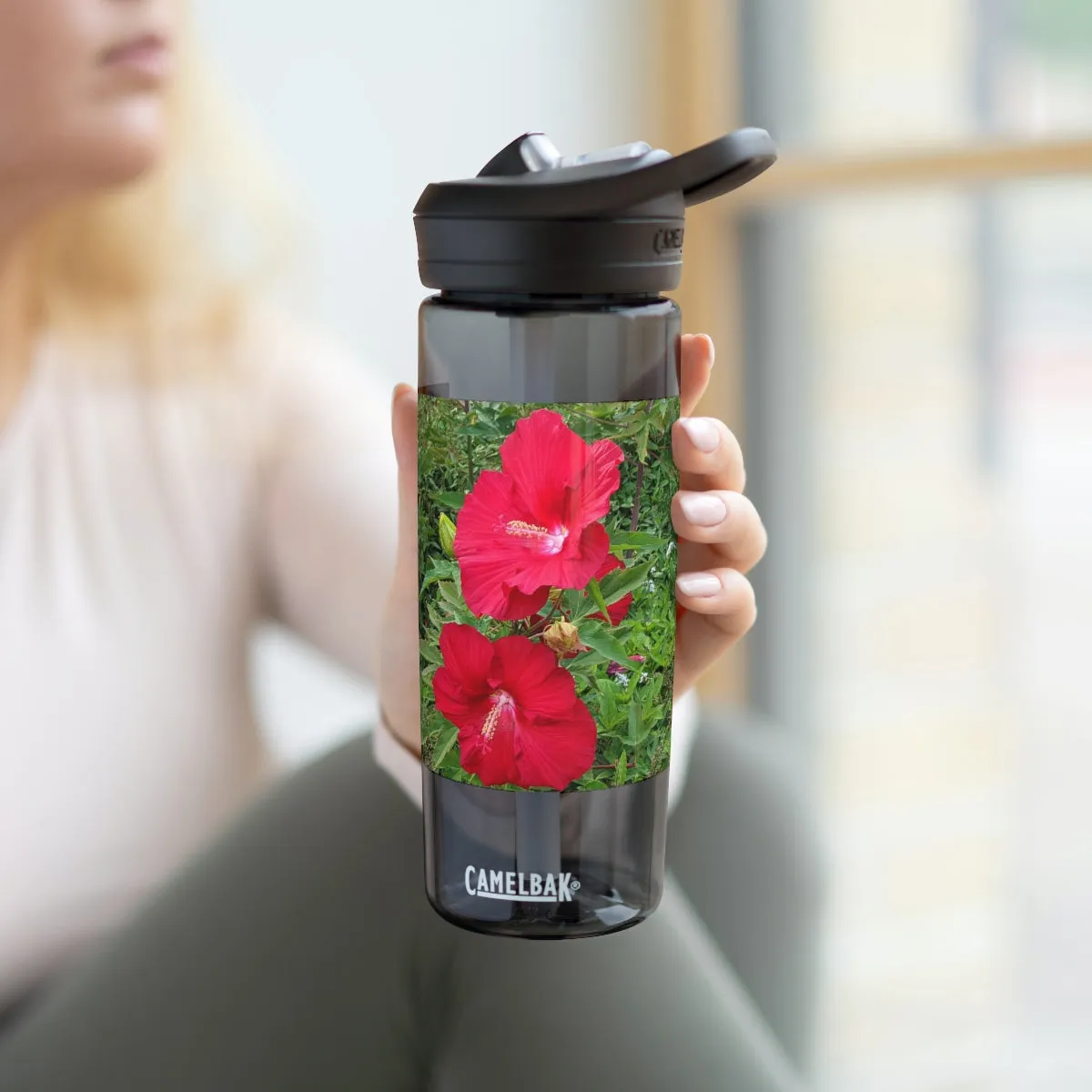 Red Flowers CamelBak Eddy®  Water Bottle, 20oz / 25oz