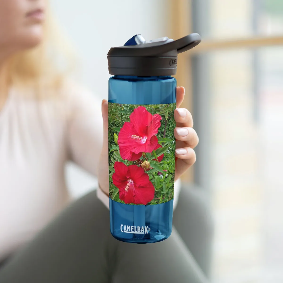 Red Flowers CamelBak Eddy®  Water Bottle, 20oz / 25oz