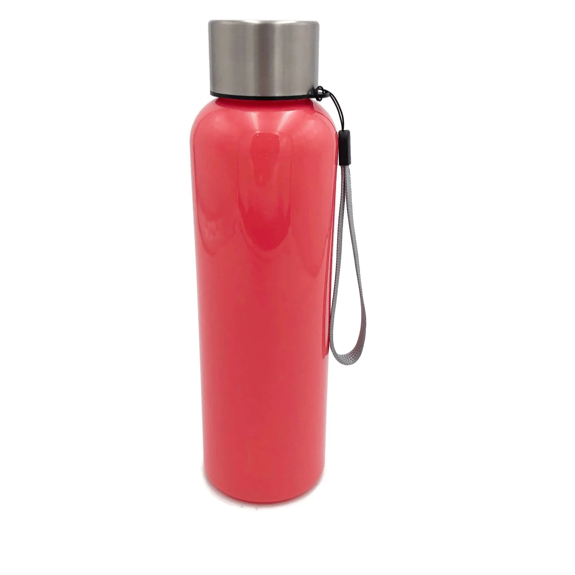 Red Plastic Water Bottle