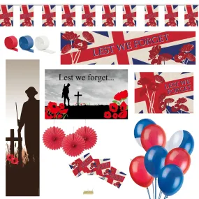 Remembrance Sunday Poppy Decoration Pack