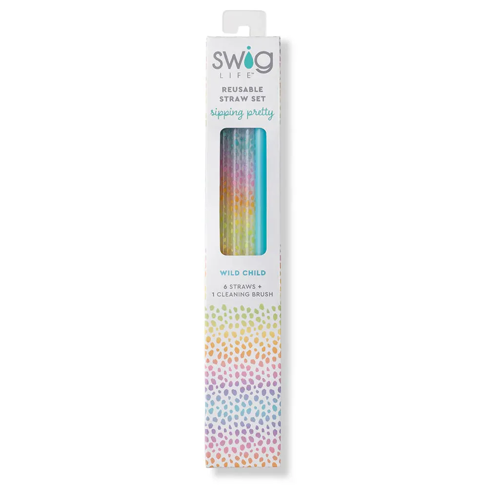 Reusable Straw Set - Wild Child