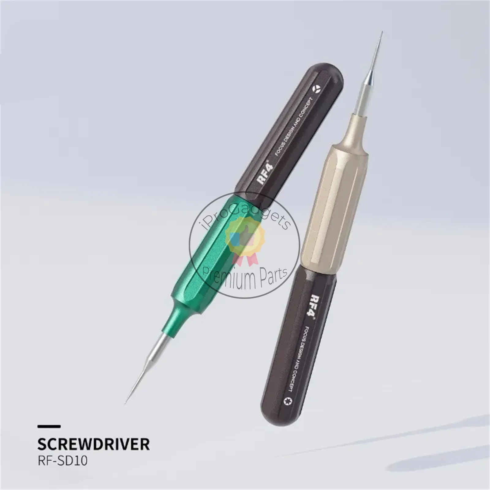 RF4 RF-SD10 Superhard Gold Steel Screwdriver Kit Precision Repair Bolt Mobile Phone Clock Watch Disassembly Relieve Stress