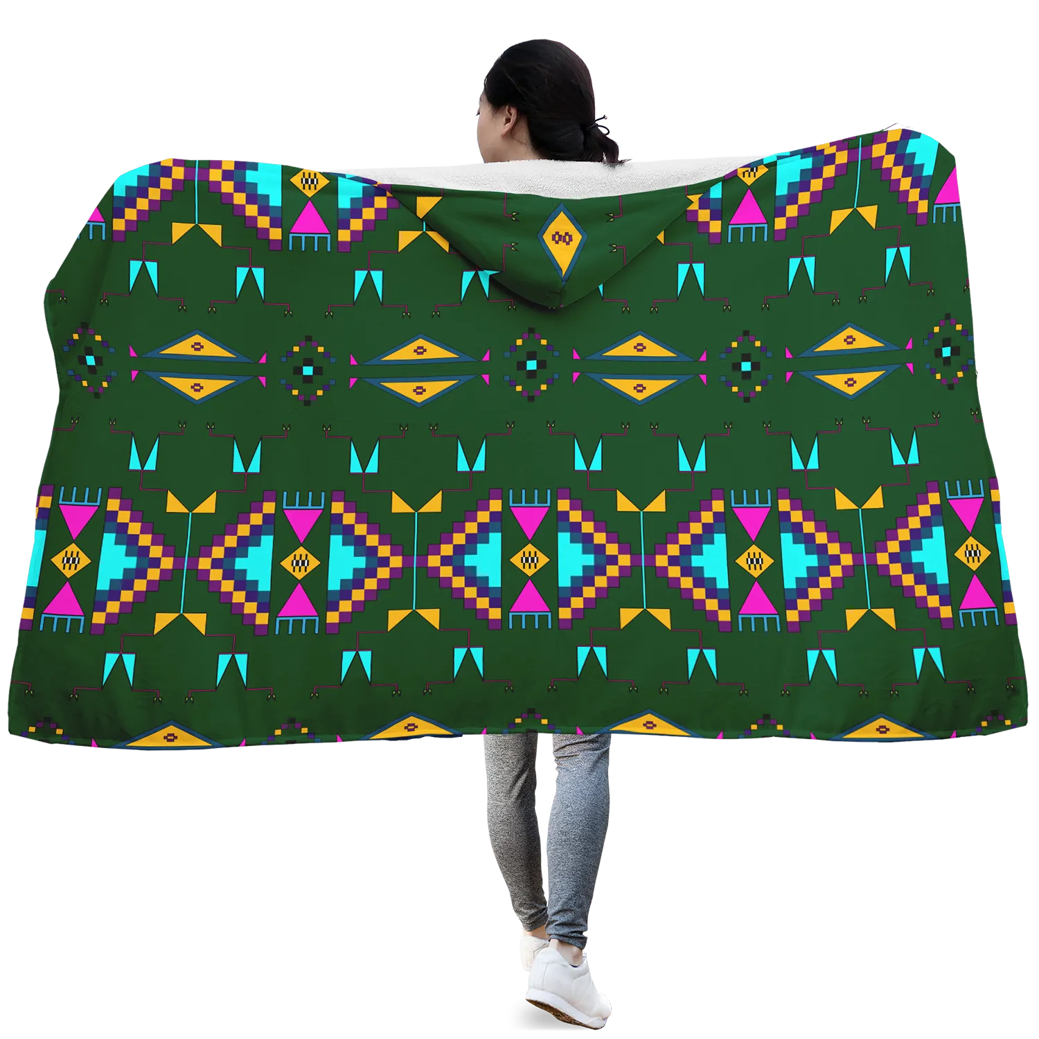 Rite of Passage Squash Leaf Hooded Blanket