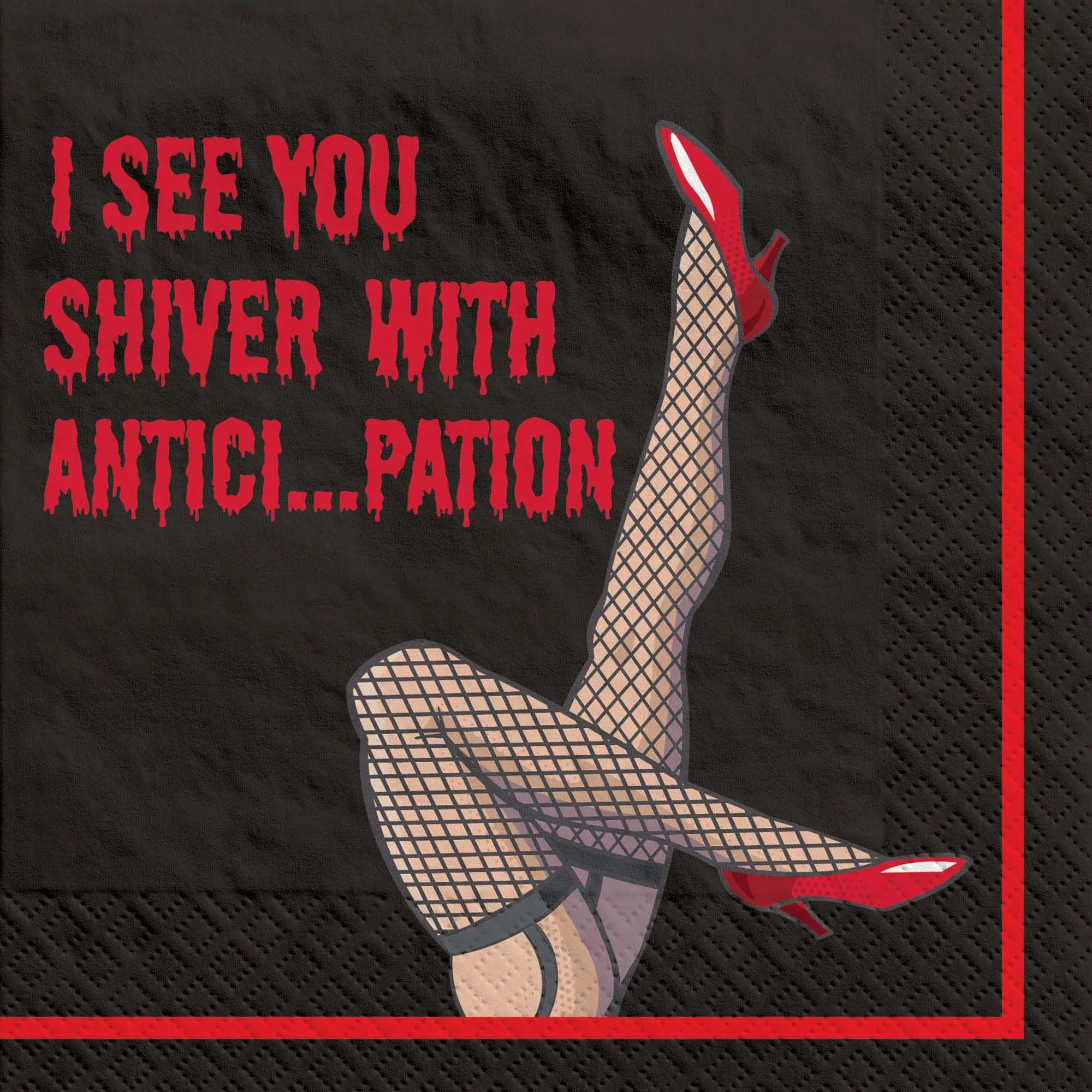 Rocky Horror Show Large Lunch Napkins, 36 Count