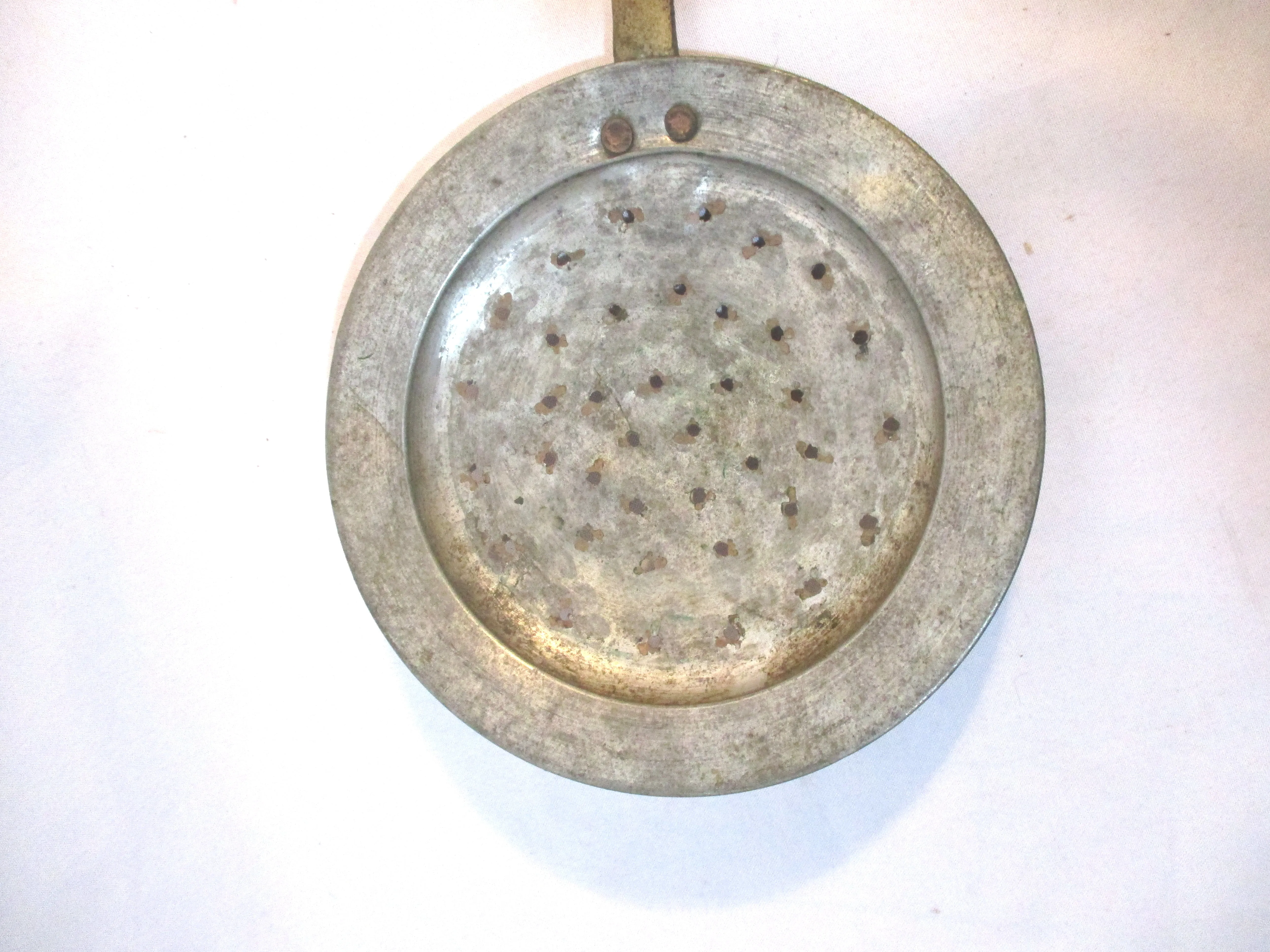 Rustic Primitive METAL Steamer Strainer Handle Decor