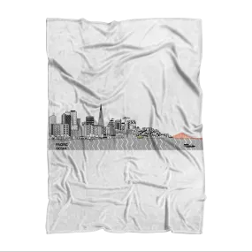 San Francisco Towel Sublimation Throw Blanket