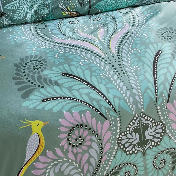 Sara Miller Peacock Filigree Duvet Cover Set