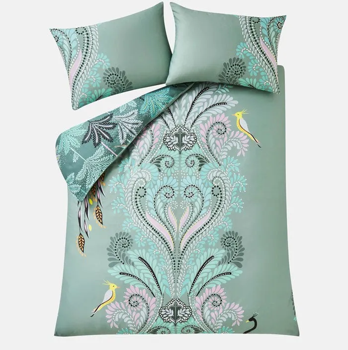 Sara Miller Peacock Filigree Duvet Cover Set