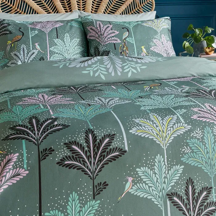 Sara Miller Peacock Filigree Duvet Cover Set