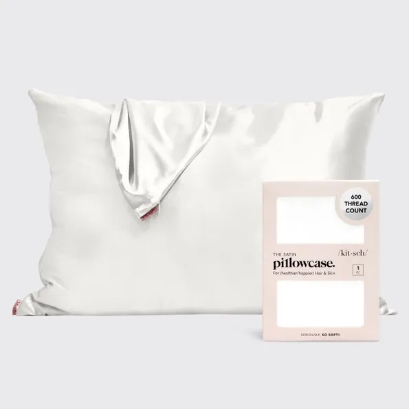 Satin Pillowcase Ivory