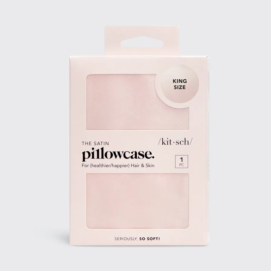 Satin Pillowcase King - Blush