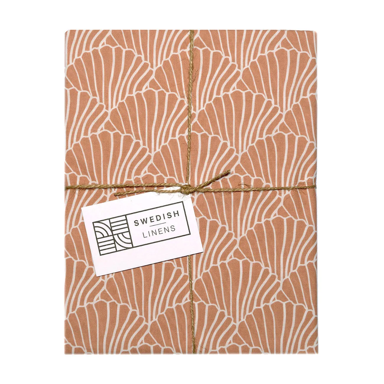 SEASHELLS | Terracotta pink | Pillowcase | 80x80cm / 31.5x31.5"