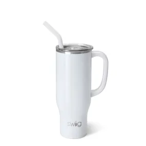 Shimmer White Mega Mug 30oz