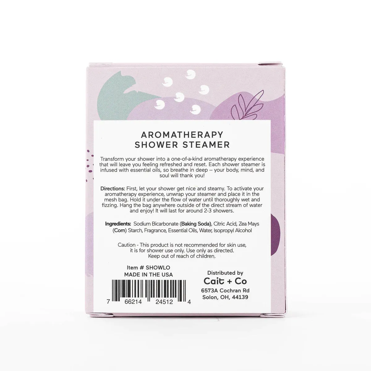 Shower Steamers - Lavender   Oat