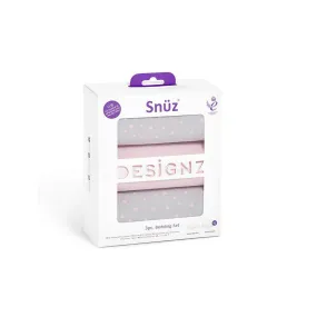 Snuz Crib Bedding Set - Rose Spots - 3 Pack