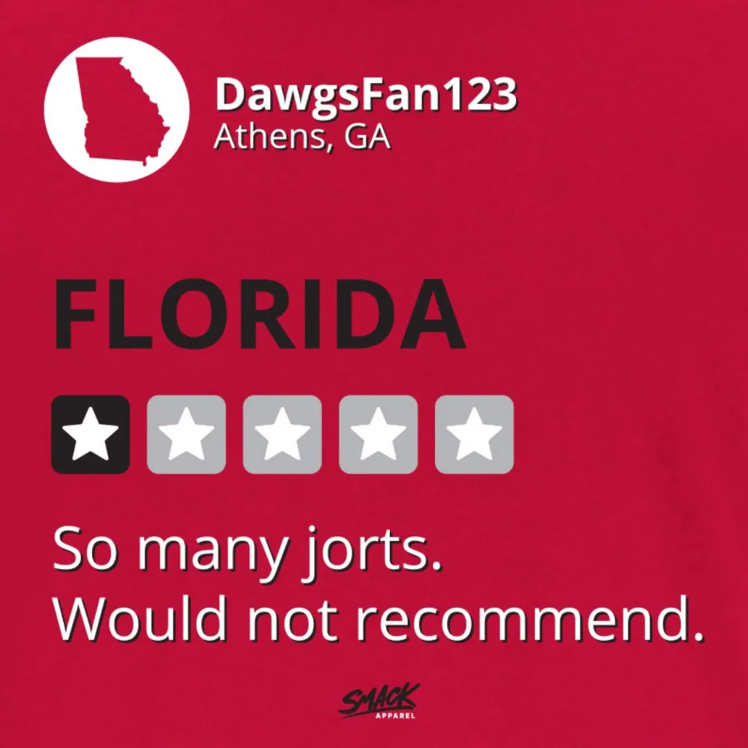 So Many Jorts (Anti-Florida) T-Shirt for Georgia College Fans (SM-5XL)