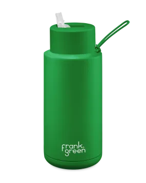 S/S Ceramic Reusable Bottle 34oz | Evergreen