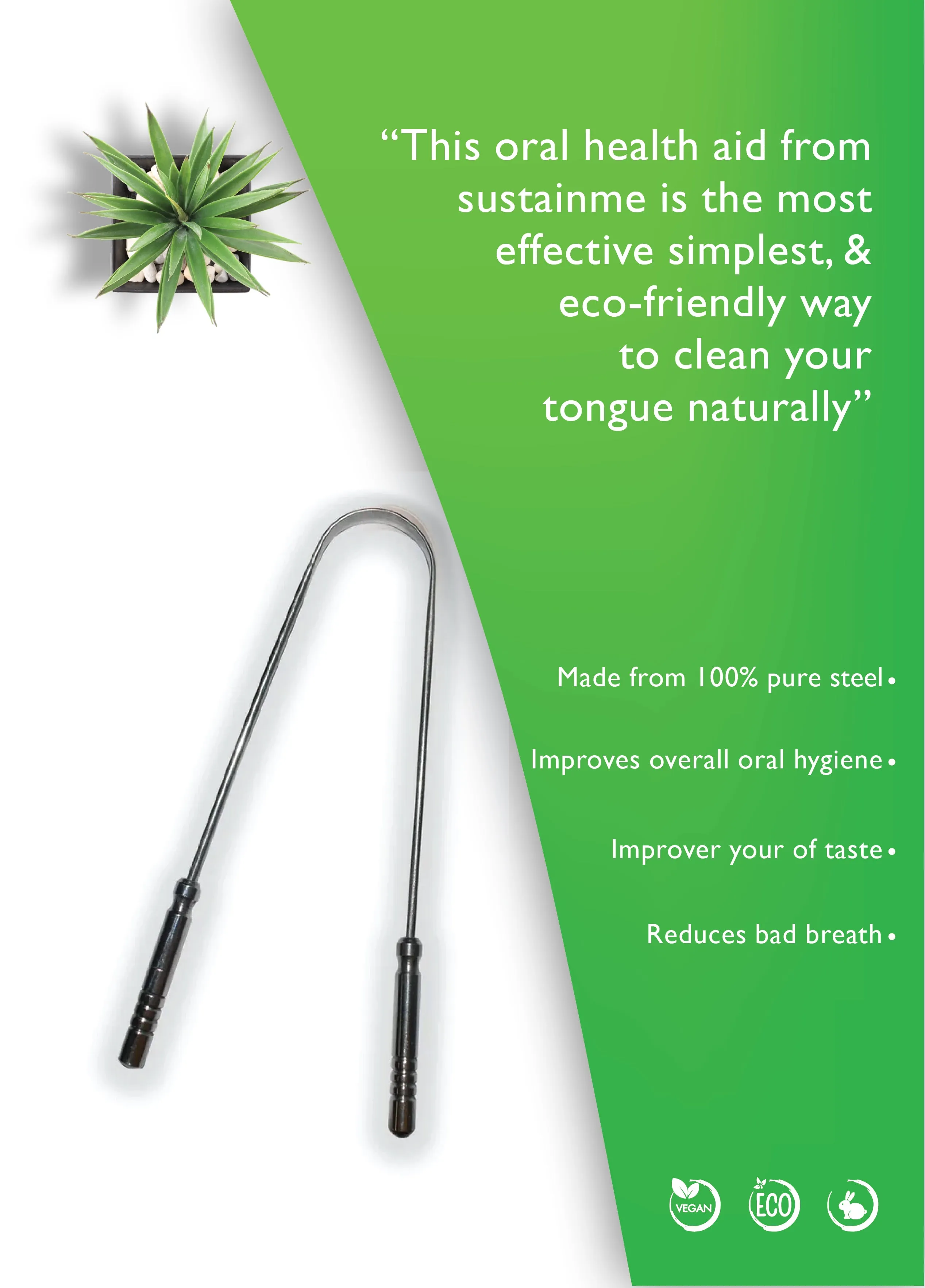 Stainless Steel Tongue Cleaner