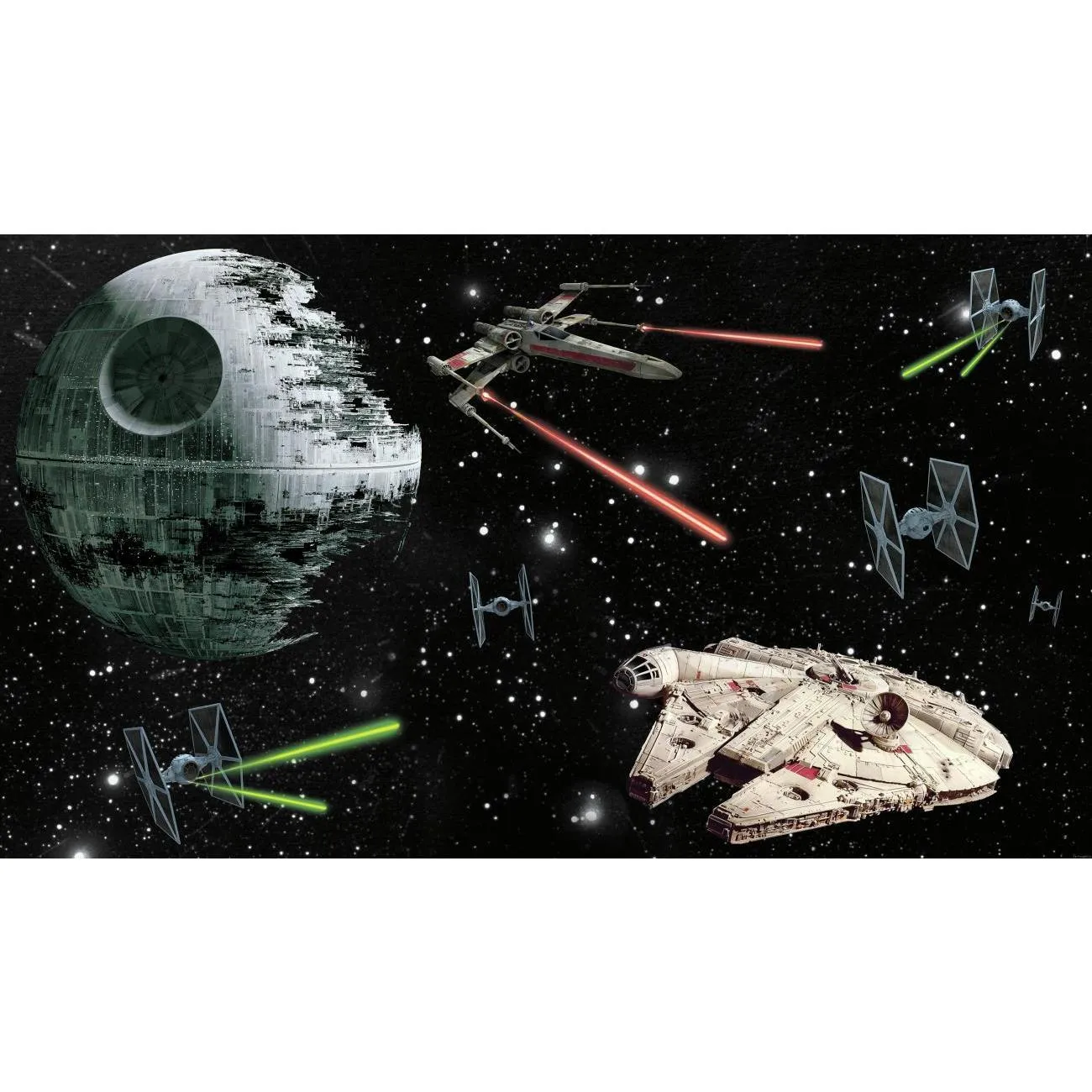 Star Wars Vehicles XL Spray and Stick Wallpaper Mural