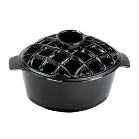 Steamer - Lattice Top - Black