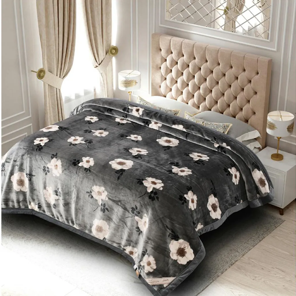 Super Soft Cloudy Mink Blanket ( Double bed, 3.6kg )