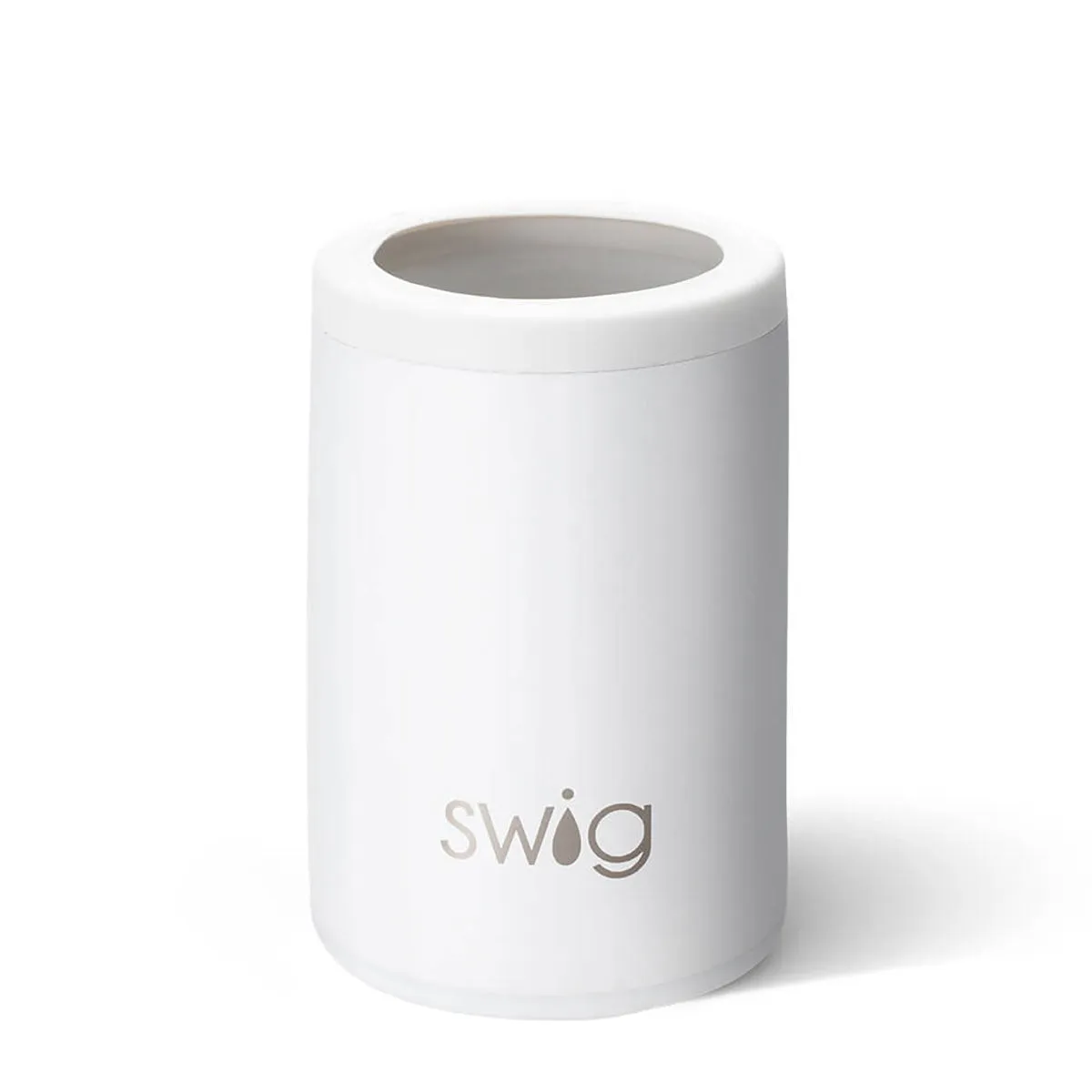 Swig 12 Oz Custom Can & Bottles Coolers, White