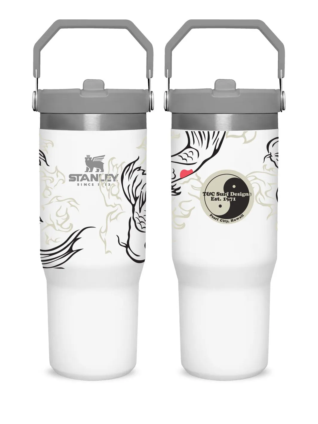 T&C Surf 30 oz Sumi Koi Stanley The IcefIow™ Flip Straw Tumbler