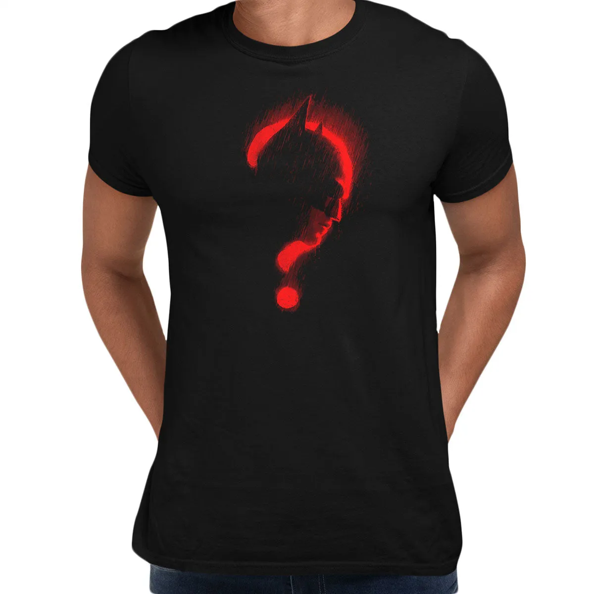 The Batman joker Question mark Movie T-shirt 2022 Superheroes Batman