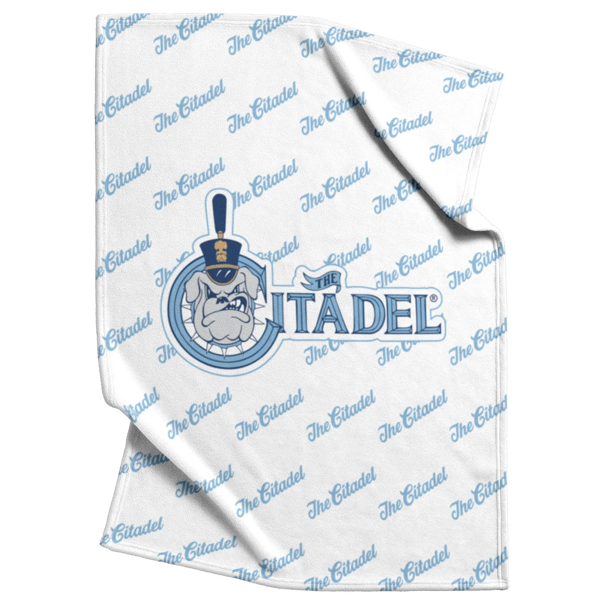 The Citadel, Vintage Spike logo, White Blanket