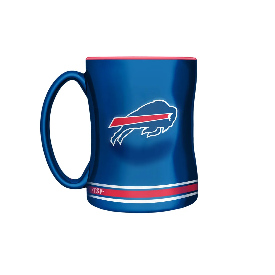 The Sports Vault NFL Buffalo Bills 14oz Sculpted Mug