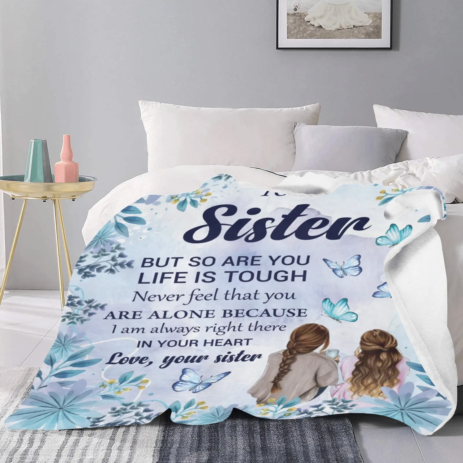 To My Sister Ultra-Soft Micro Fleece Blanket 50"x60" (Thick)