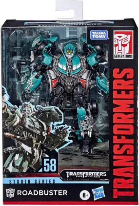 Transformers Toys Studio Series 58 Deluxe Class Dark of The Moon Movie Roadbuster Action Figure , 4.5-inch