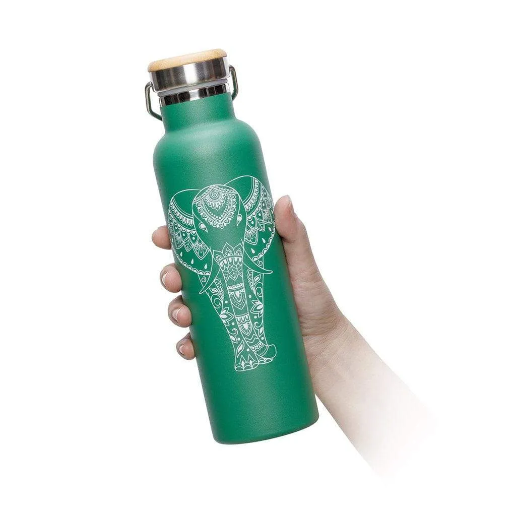 Tribal Elephant Water Bottle (20 oz)