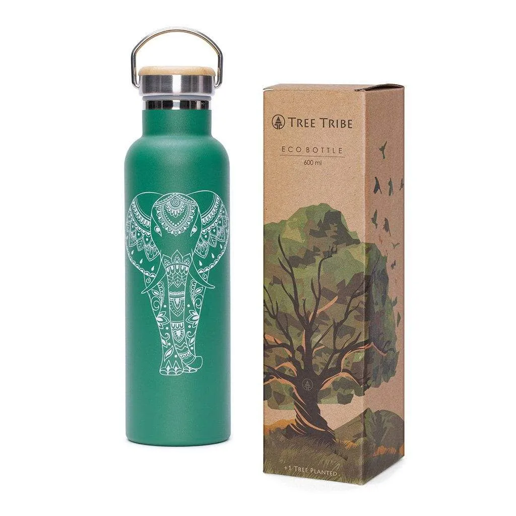 Tribal Elephant Water Bottle (20 oz)