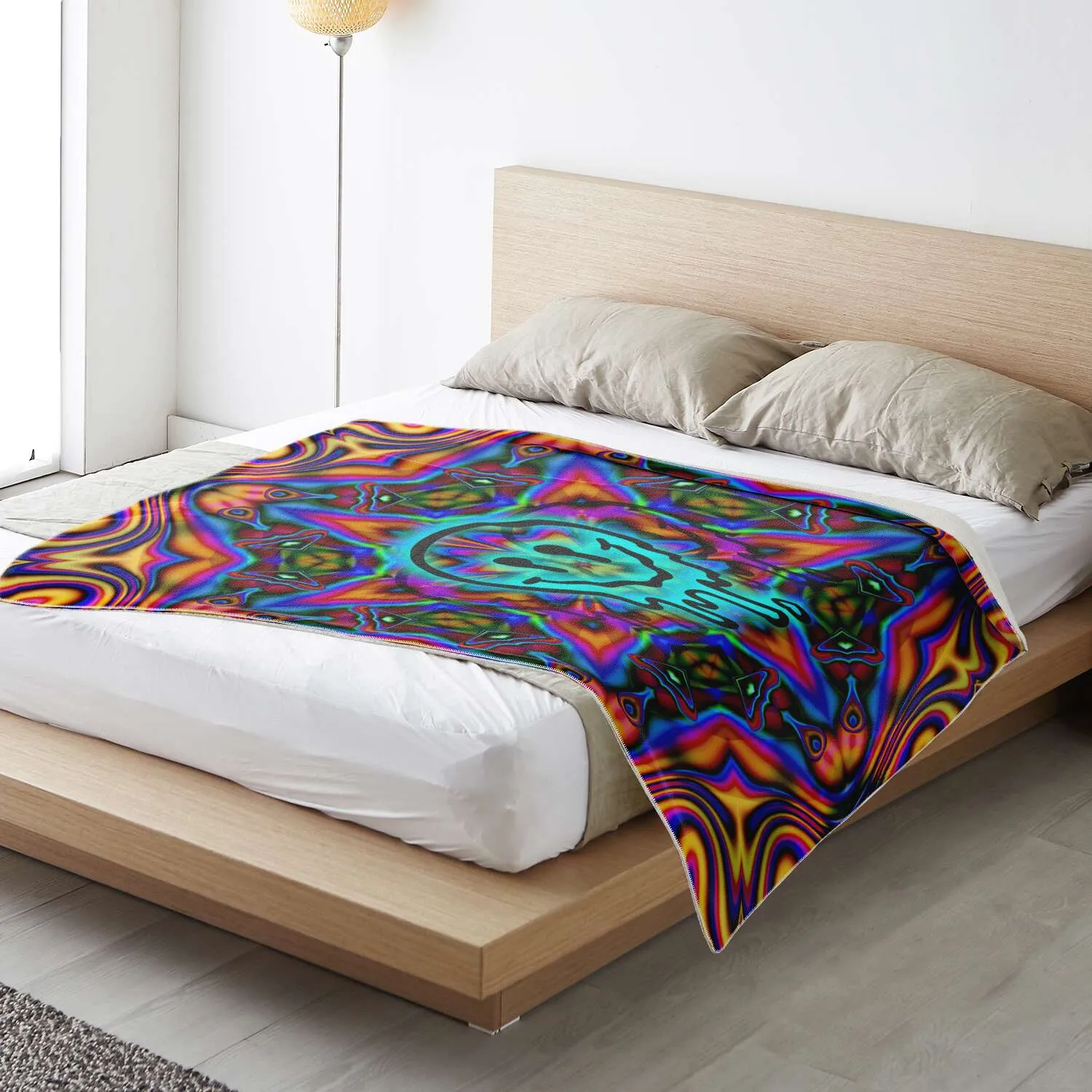 Trippy Moji Melt Blanket