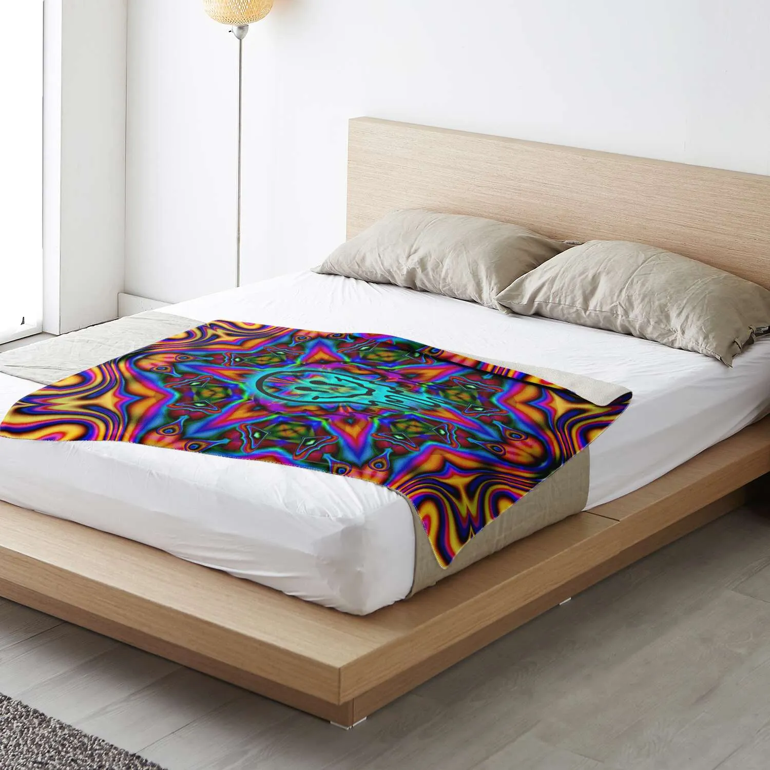 Trippy Moji Melt Blanket