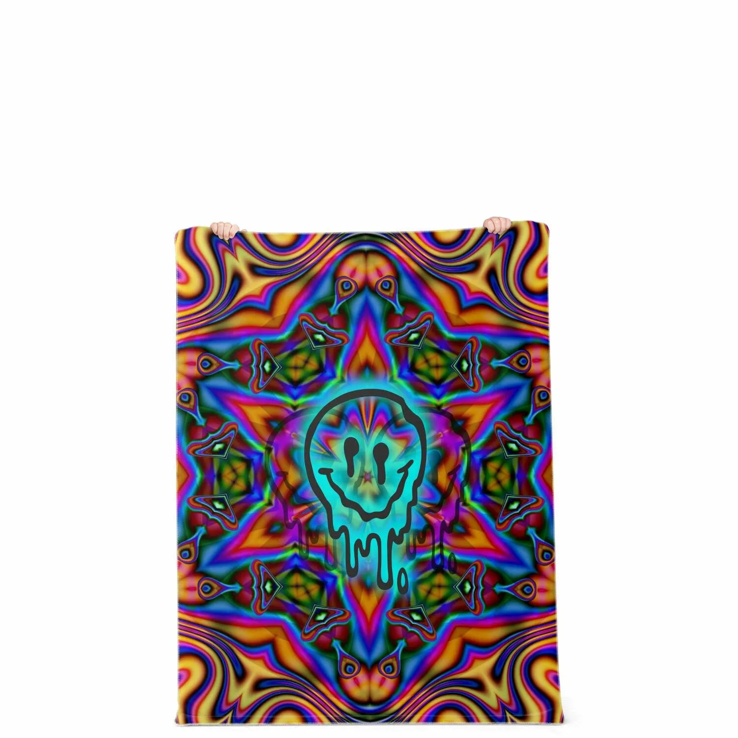 Trippy Moji Melt Blanket