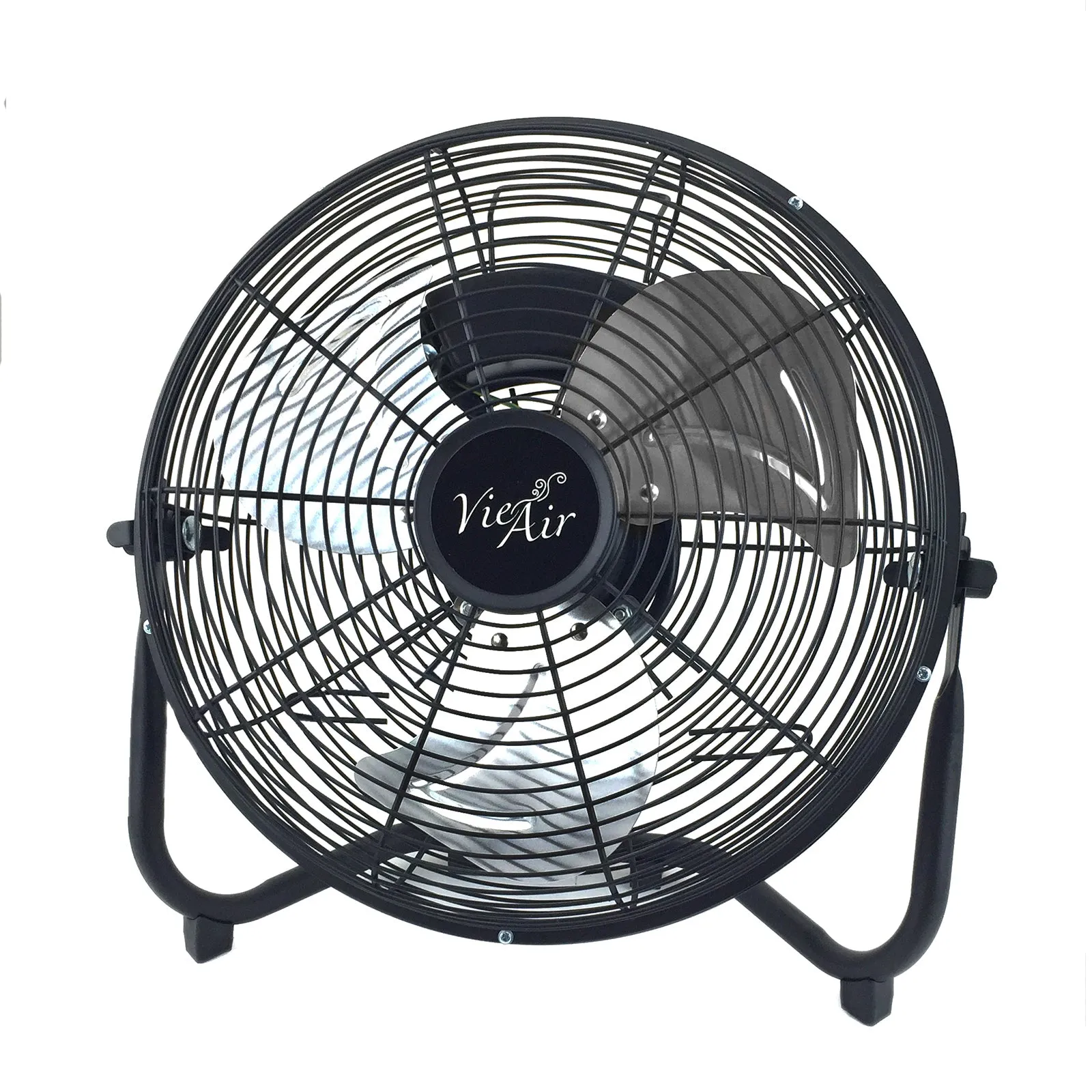 Vie Air 20 Inch Industrial Tilting High Velocity 3 Speed Metal Floor Fan