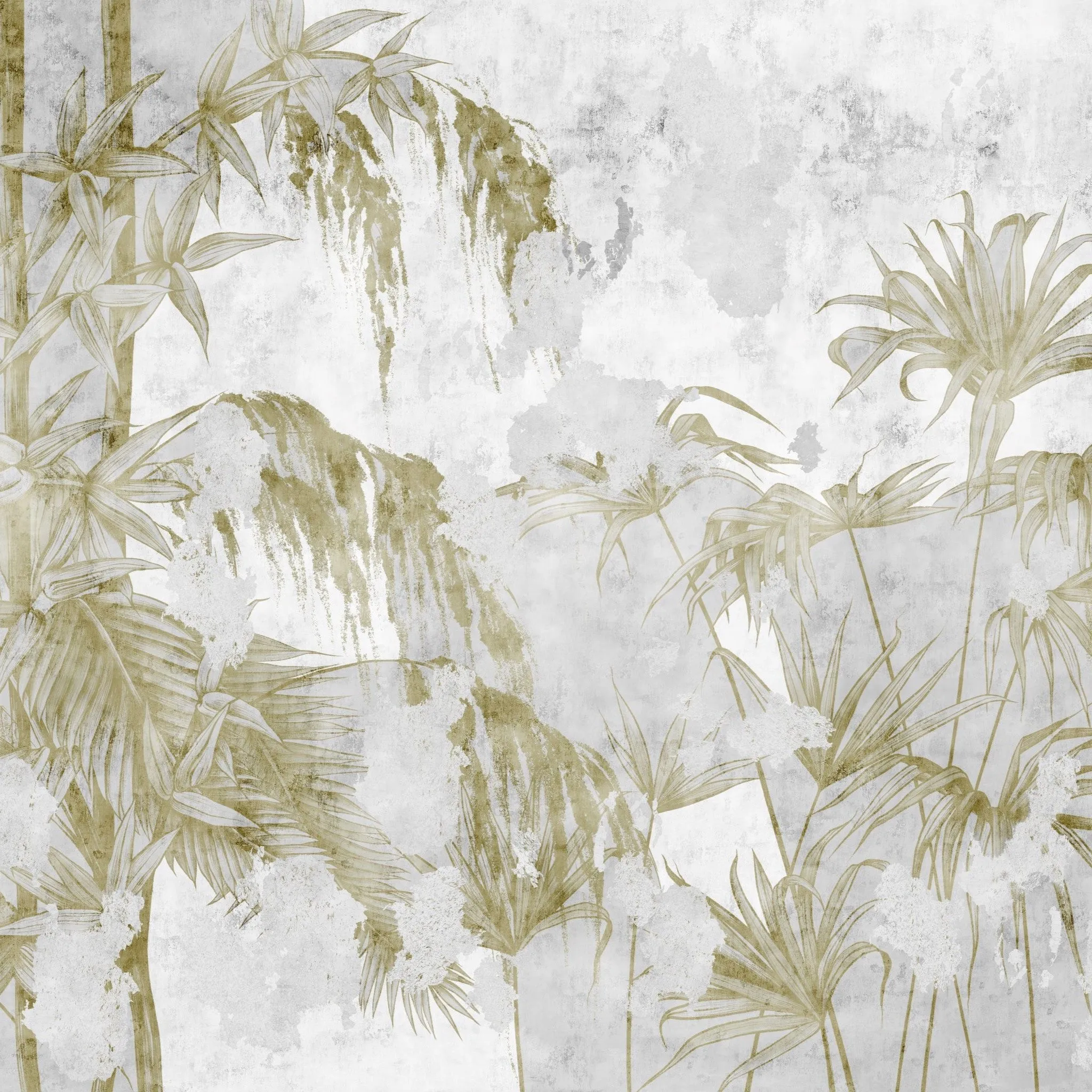 Vintage Bamboo Wall Mural