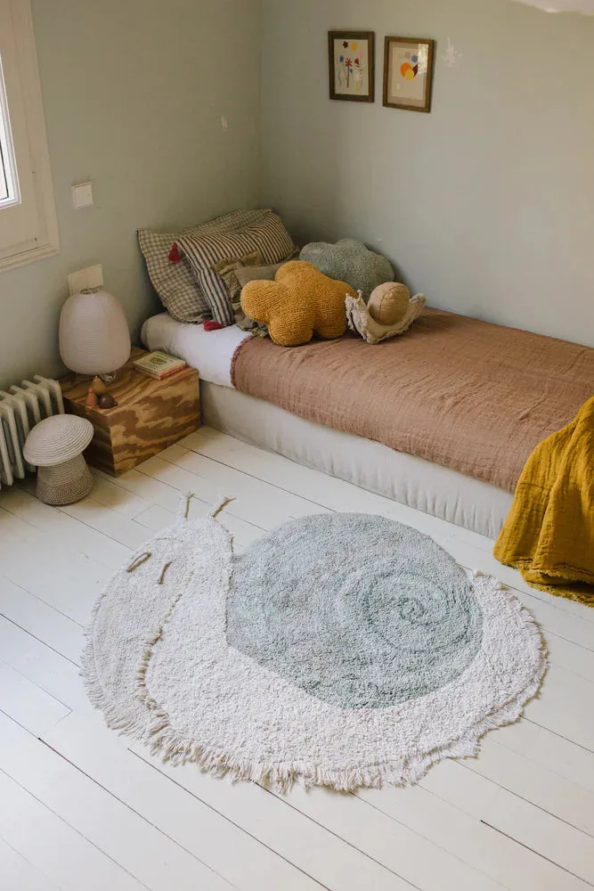 Washable Animal Rug Snail