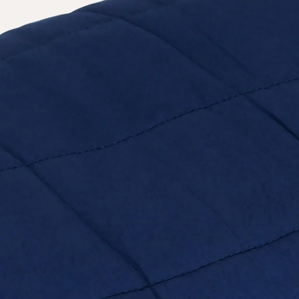 Weighted Blanket Blue 155x220 cm 7 kg Fabric