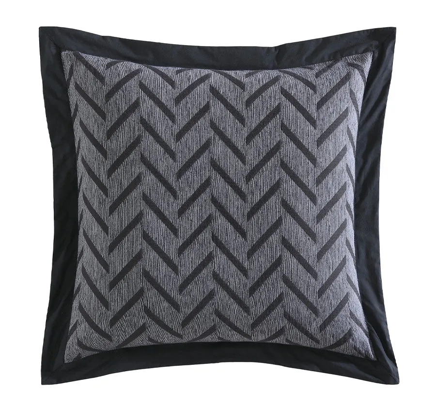 Westport European Pillowcase Charcoal