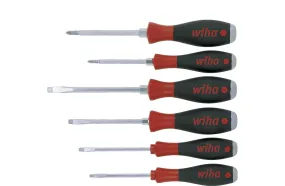 Wiha Slotted Phillips Softfinish Screwdriver With Hexagonal Blade And Solid Steel Cap