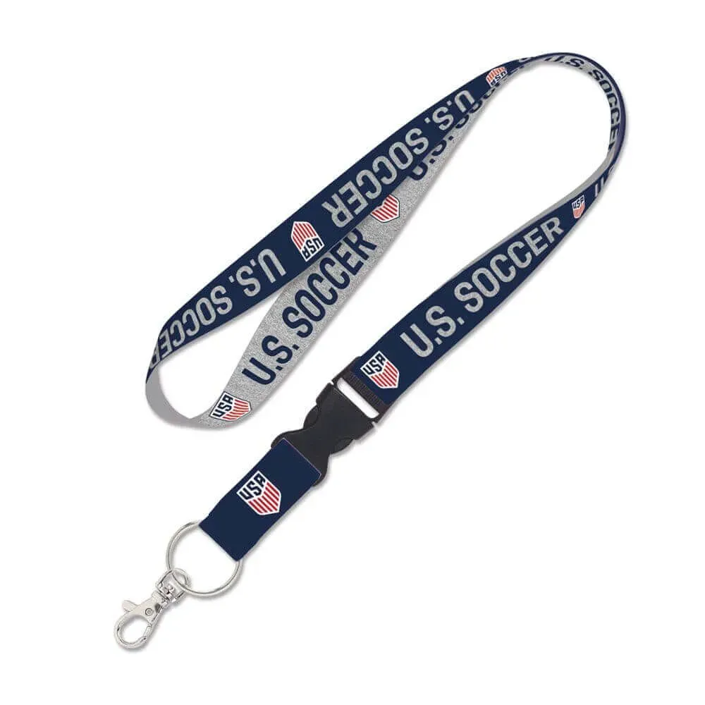 Wincraft USMNT 1" Lanyard - Navy-Grey