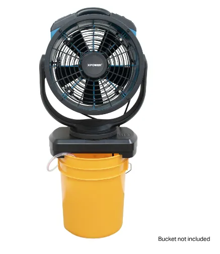 XPOWER FM-88W Multi-purpose Oscillating Misting Fan with Built-In Water Pump