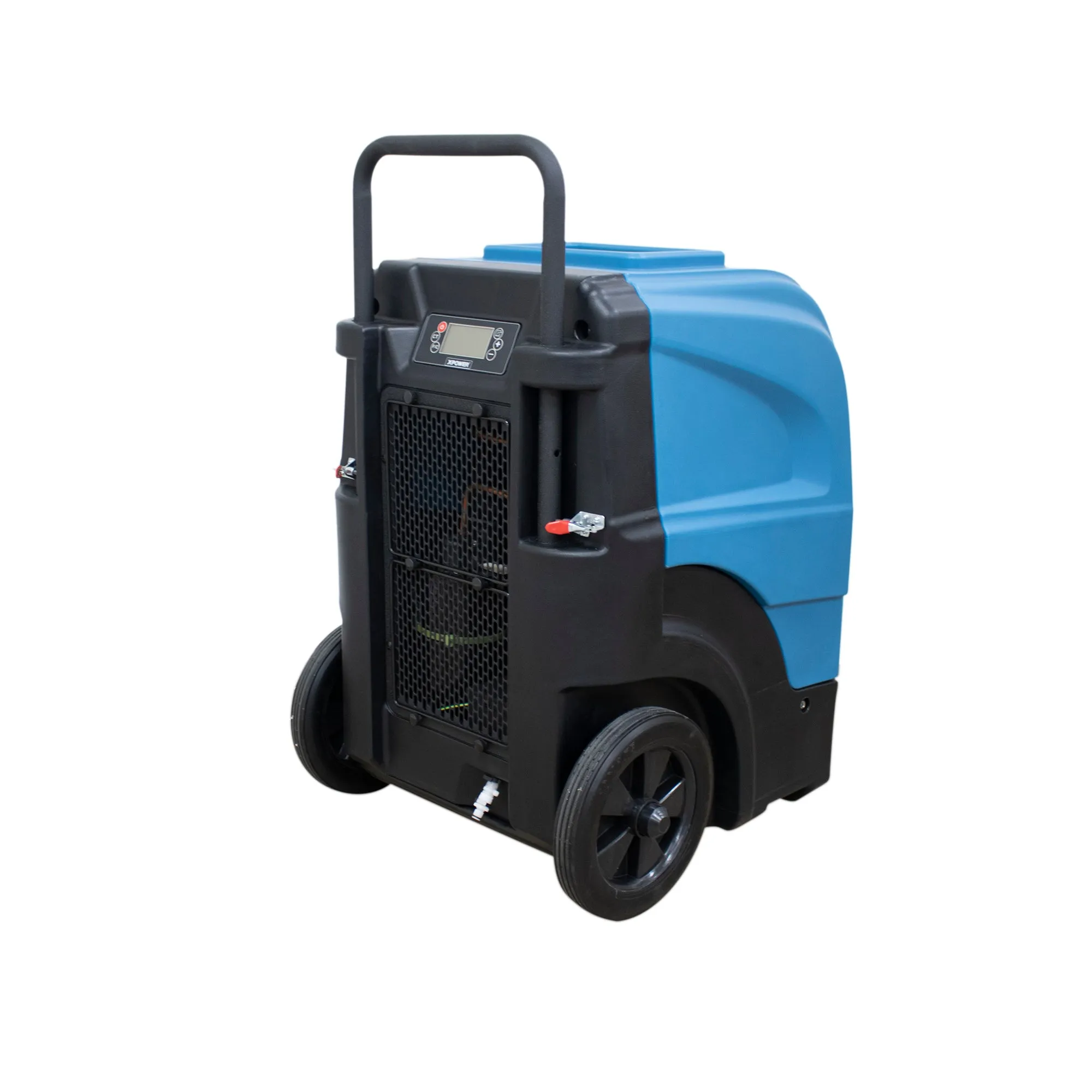 XPOWER XD-165L Commercial LGR Dehumidifier with Automatic Purge Pump, Drainage Hose, and Handle with Wheels