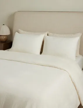 Yuka Linen Bamboo Duvet Cover by DISC Interiors